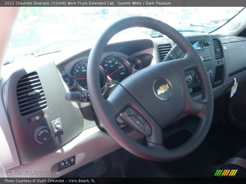  2013 Silverado 2500HD Work Truck Extended Cab Steering Wheel