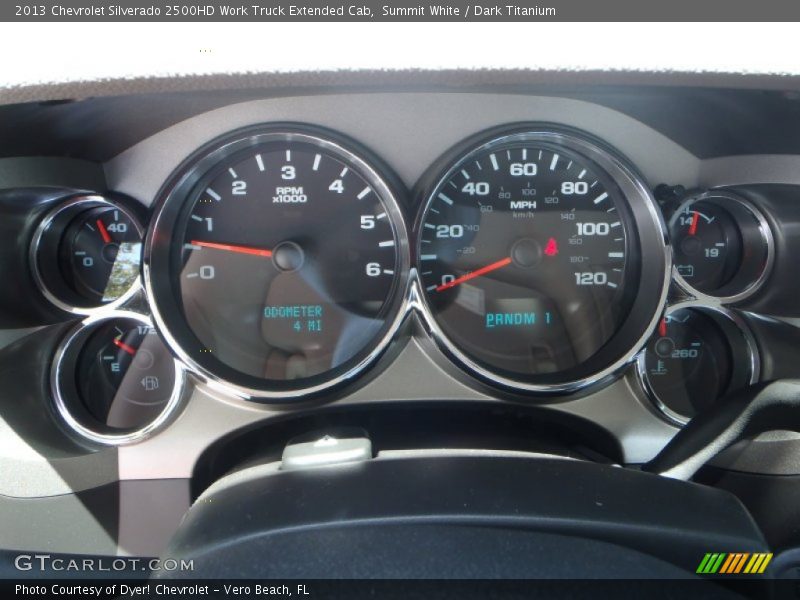  2013 Silverado 2500HD Work Truck Extended Cab Work Truck Extended Cab Gauges