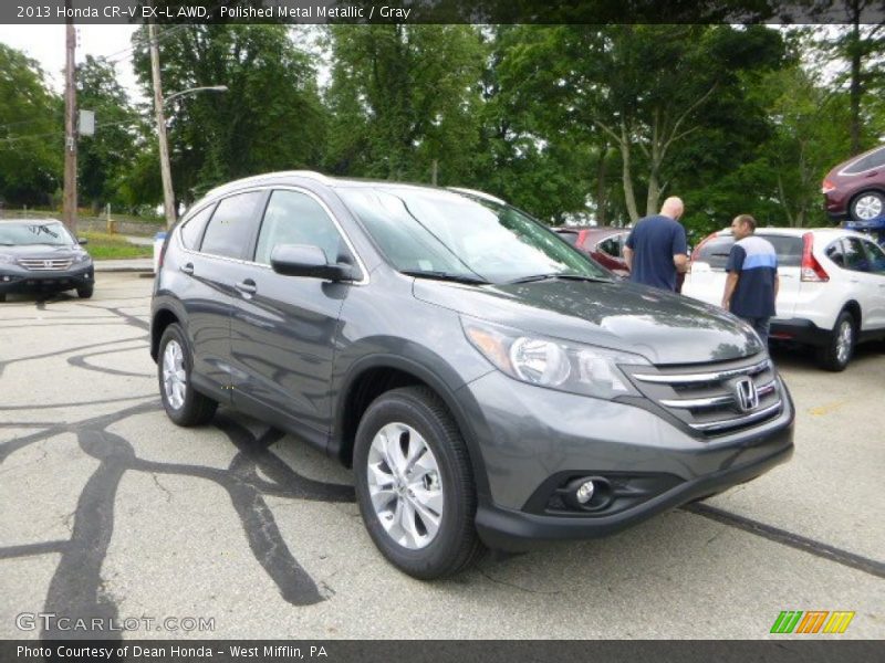 Polished Metal Metallic / Gray 2013 Honda CR-V EX-L AWD