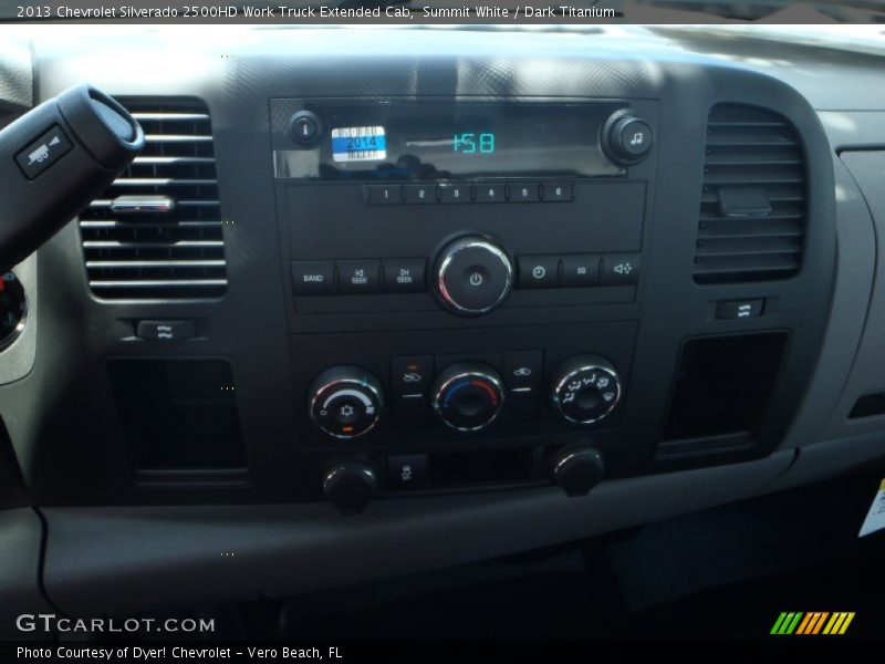 Controls of 2013 Silverado 2500HD Work Truck Extended Cab