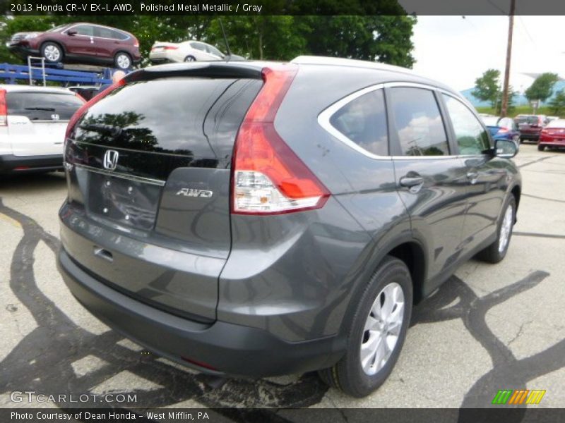 Polished Metal Metallic / Gray 2013 Honda CR-V EX-L AWD