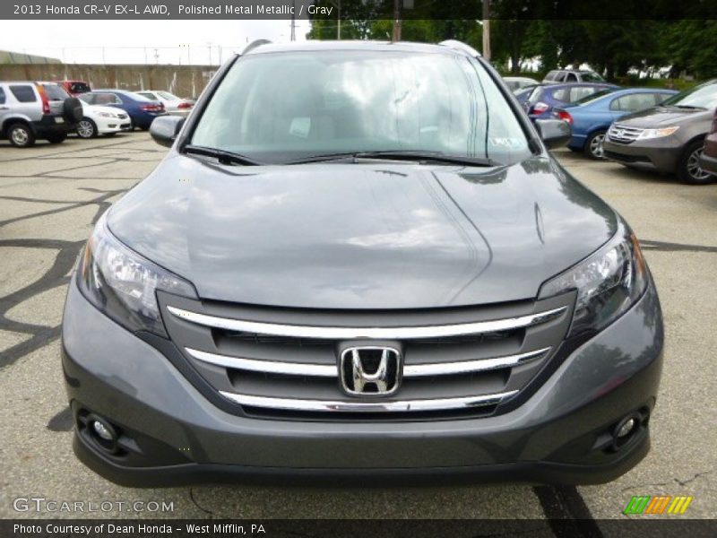 Polished Metal Metallic / Gray 2013 Honda CR-V EX-L AWD