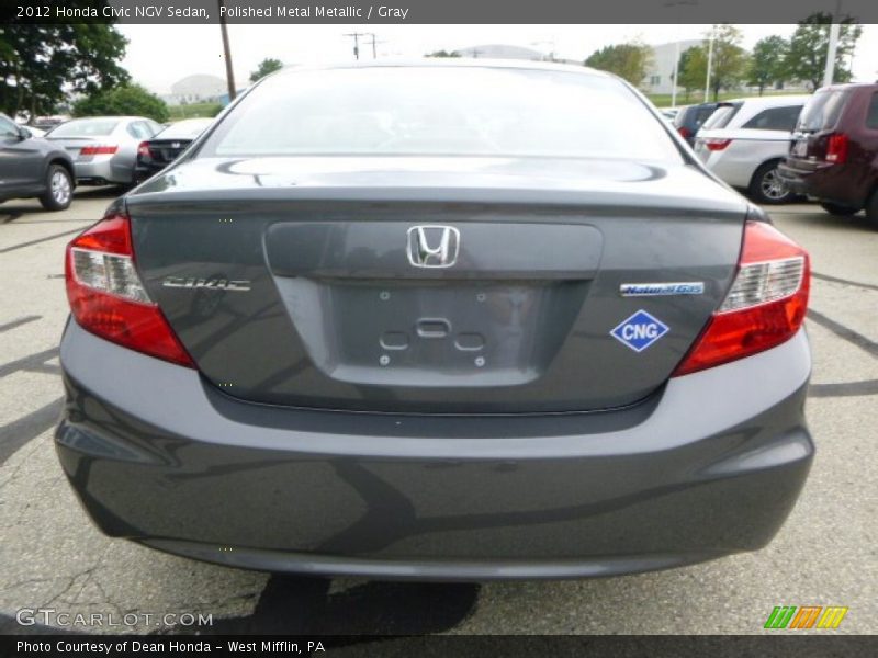 Polished Metal Metallic / Gray 2012 Honda Civic NGV Sedan