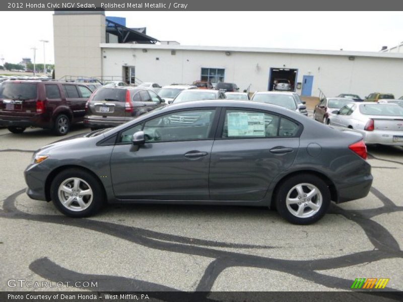Polished Metal Metallic / Gray 2012 Honda Civic NGV Sedan