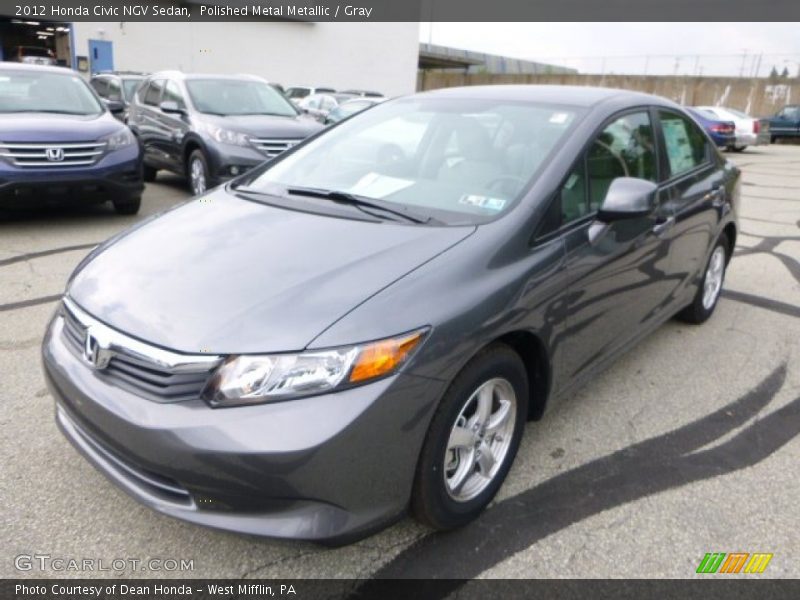 Polished Metal Metallic / Gray 2012 Honda Civic NGV Sedan