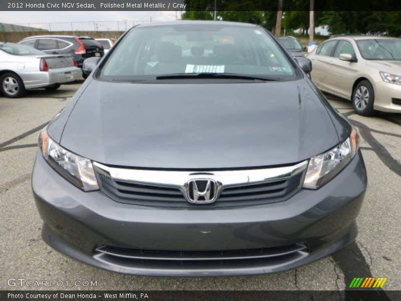 Polished Metal Metallic / Gray 2012 Honda Civic NGV Sedan