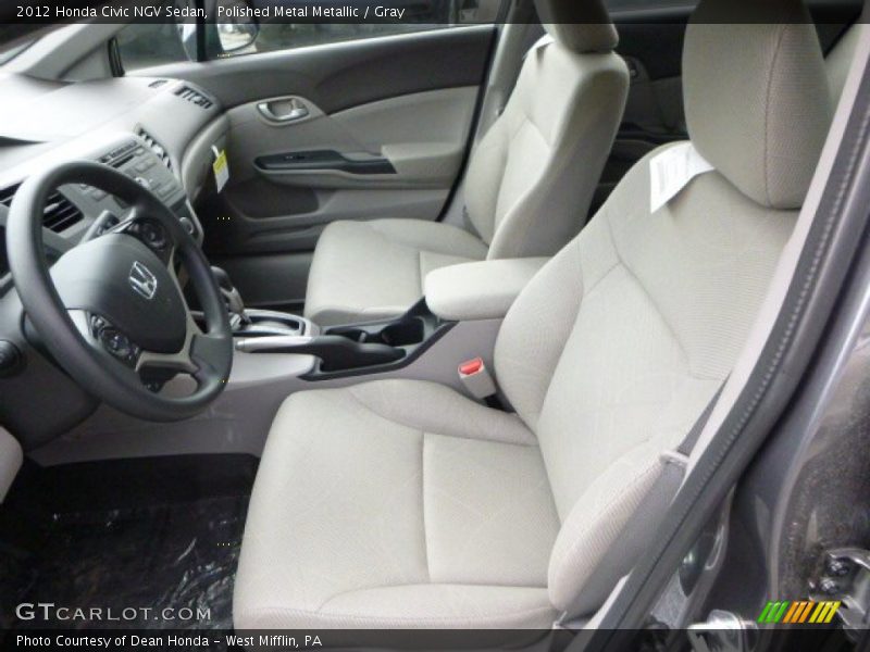 Front Seat of 2012 Civic NGV Sedan