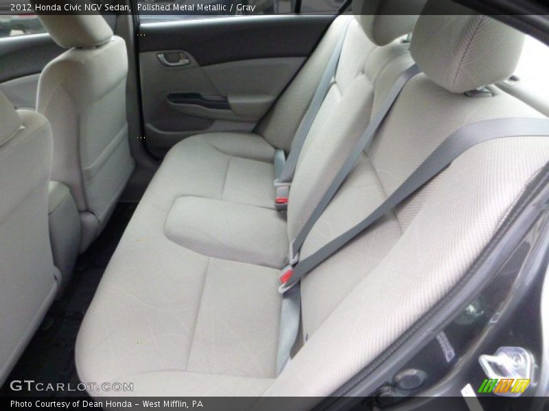 Rear Seat of 2012 Civic NGV Sedan
