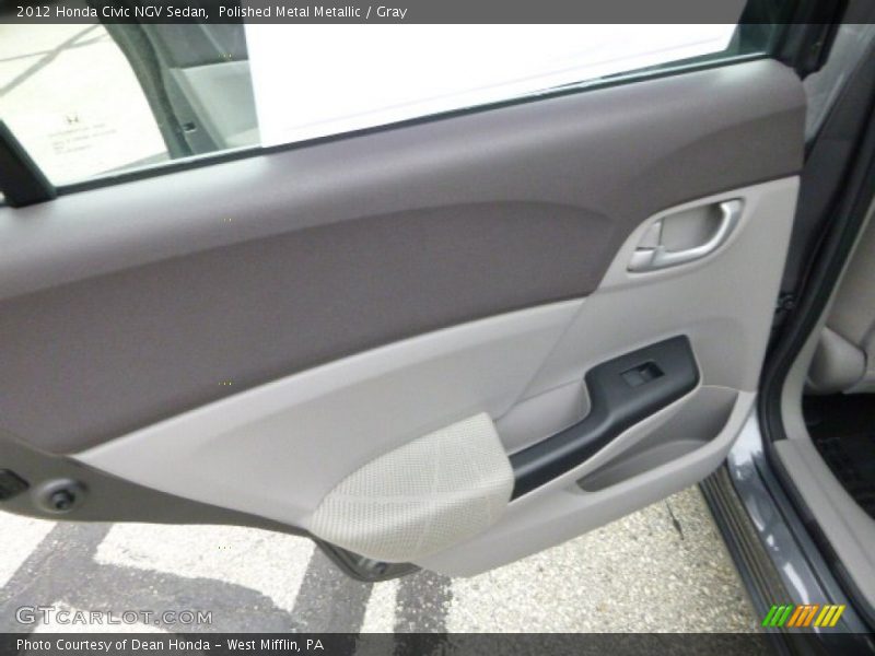 Polished Metal Metallic / Gray 2012 Honda Civic NGV Sedan
