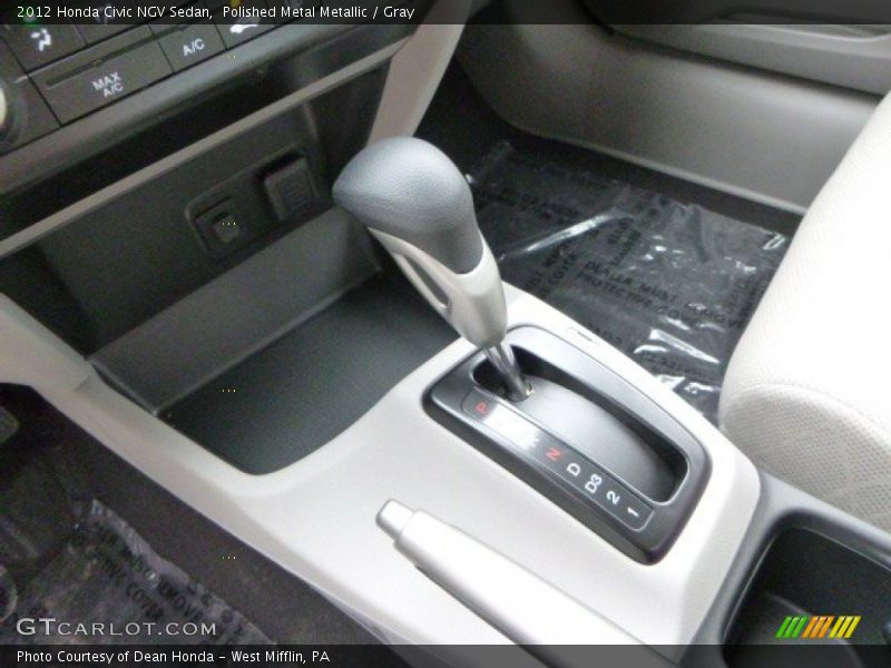Polished Metal Metallic / Gray 2012 Honda Civic NGV Sedan