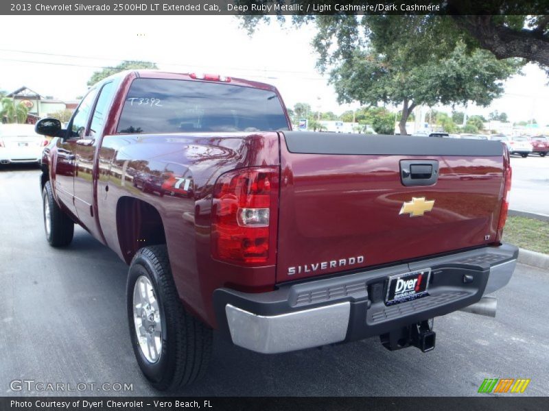 Deep Ruby Metallic / Light Cashmere/Dark Cashmere 2013 Chevrolet Silverado 2500HD LT Extended Cab