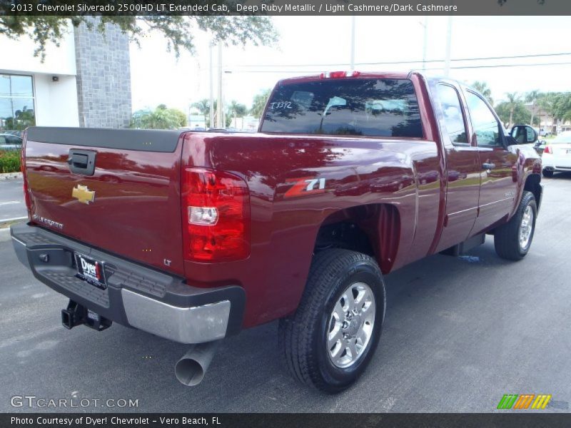 Deep Ruby Metallic / Light Cashmere/Dark Cashmere 2013 Chevrolet Silverado 2500HD LT Extended Cab