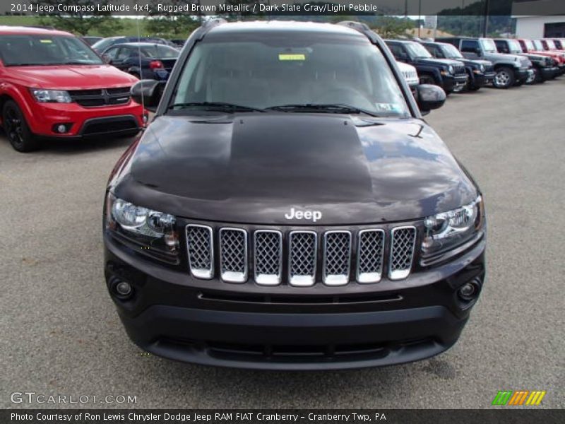 Rugged Brown Metallic / Dark Slate Gray/Light Pebble 2014 Jeep Compass Latitude 4x4