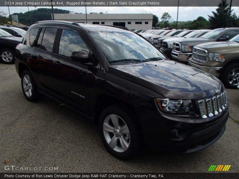 Rugged Brown Metallic / Dark Slate Gray/Light Pebble 2014 Jeep Compass Latitude 4x4