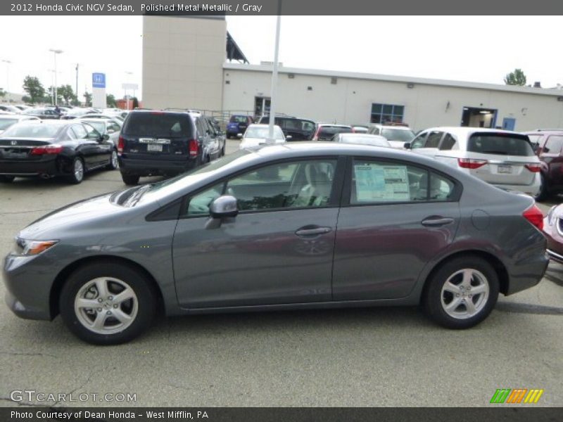 Polished Metal Metallic / Gray 2012 Honda Civic NGV Sedan