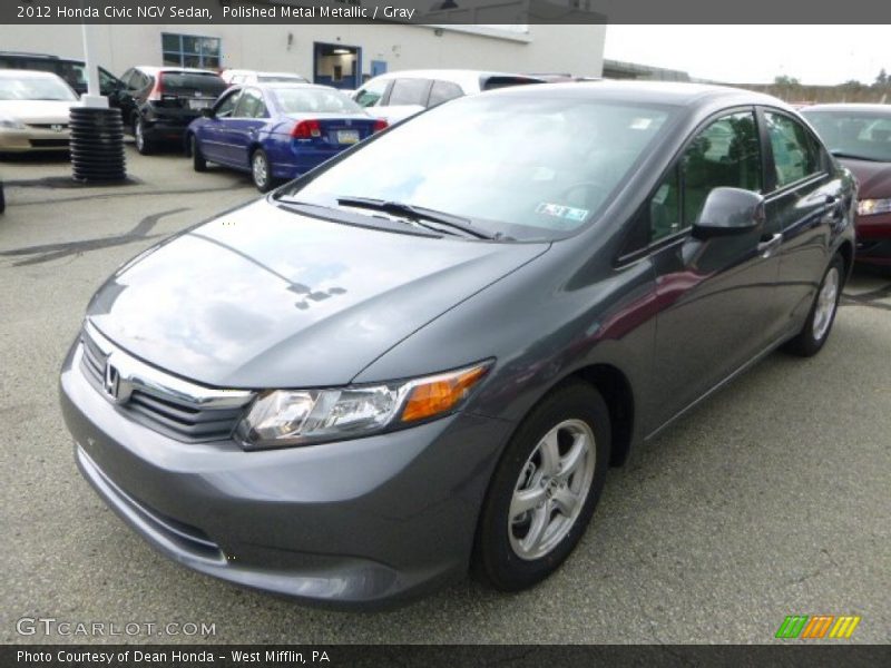 Polished Metal Metallic / Gray 2012 Honda Civic NGV Sedan