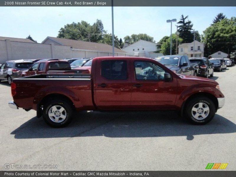 Red Brawn / Beige 2008 Nissan Frontier SE Crew Cab 4x4