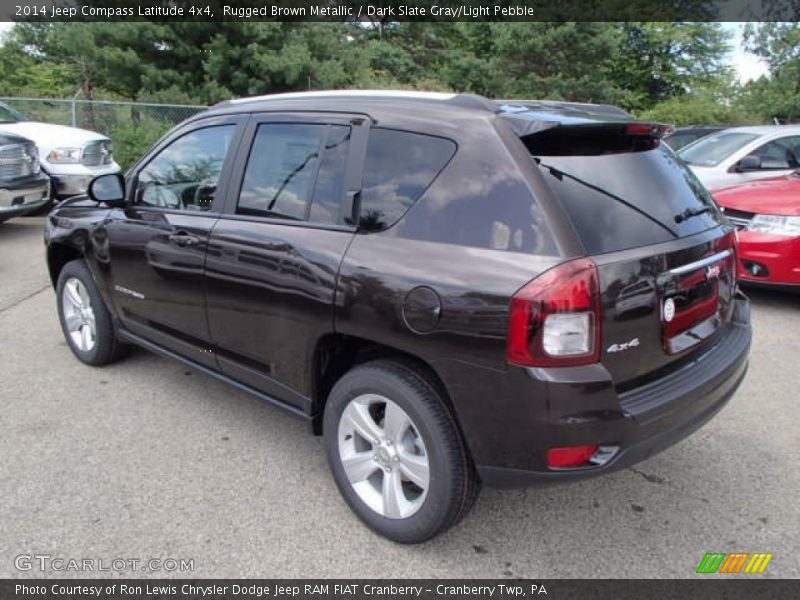 Rugged Brown Metallic / Dark Slate Gray/Light Pebble 2014 Jeep Compass Latitude 4x4