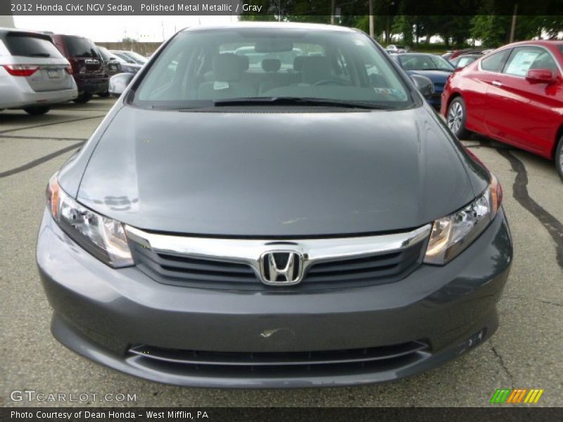 Polished Metal Metallic / Gray 2012 Honda Civic NGV Sedan