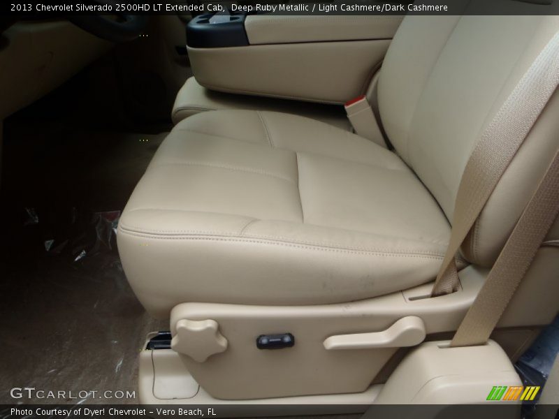 Deep Ruby Metallic / Light Cashmere/Dark Cashmere 2013 Chevrolet Silverado 2500HD LT Extended Cab