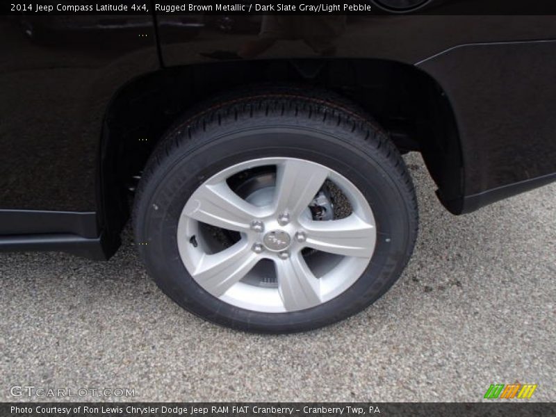 Rugged Brown Metallic / Dark Slate Gray/Light Pebble 2014 Jeep Compass Latitude 4x4