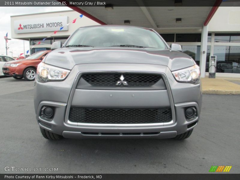 Mercury Gray / Black 2011 Mitsubishi Outlander Sport ES