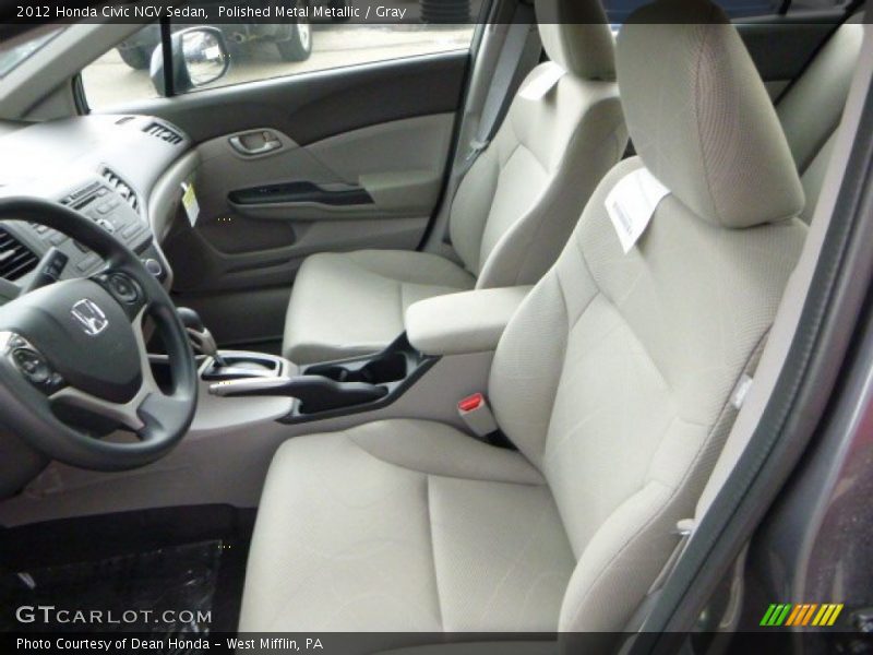 Front Seat of 2012 Civic NGV Sedan