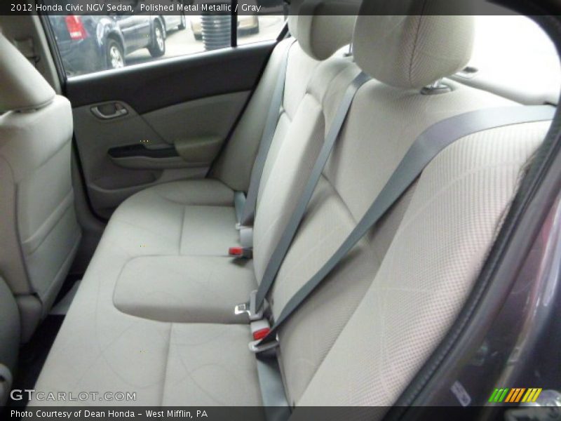 Rear Seat of 2012 Civic NGV Sedan