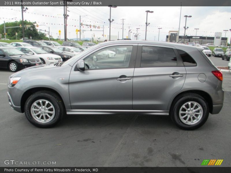 Mercury Gray / Black 2011 Mitsubishi Outlander Sport ES