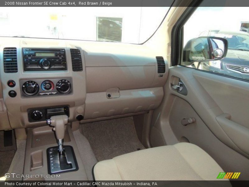 Red Brawn / Beige 2008 Nissan Frontier SE Crew Cab 4x4