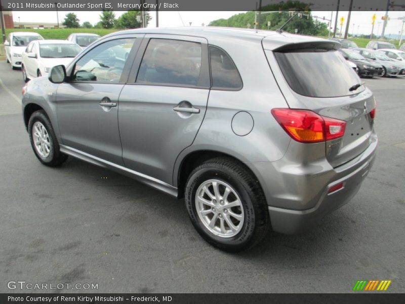 Mercury Gray / Black 2011 Mitsubishi Outlander Sport ES