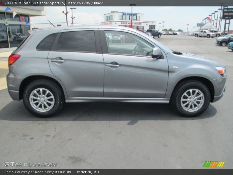 Mercury Gray / Black 2011 Mitsubishi Outlander Sport ES