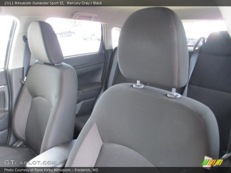Mercury Gray / Black 2011 Mitsubishi Outlander Sport ES