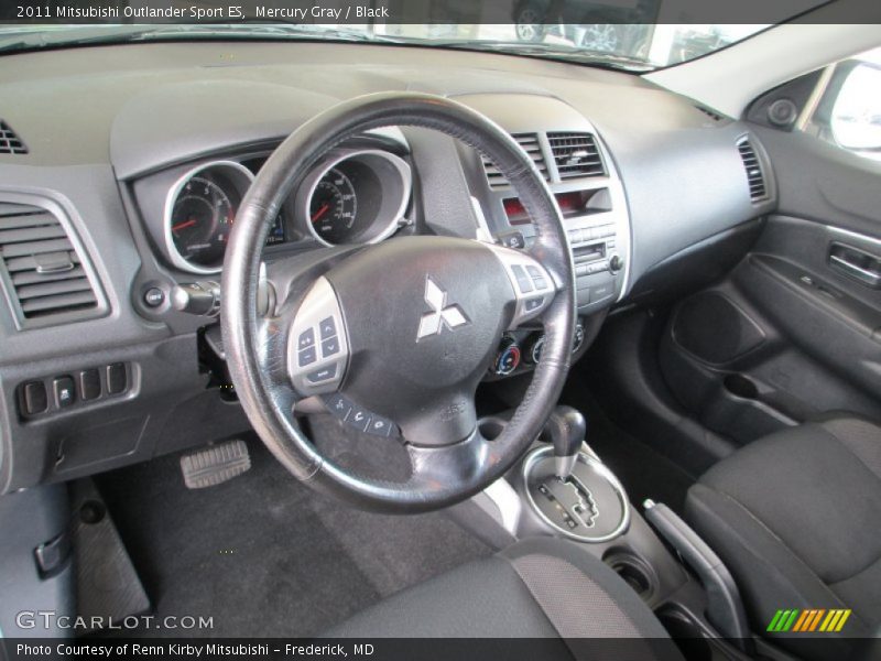 Mercury Gray / Black 2011 Mitsubishi Outlander Sport ES