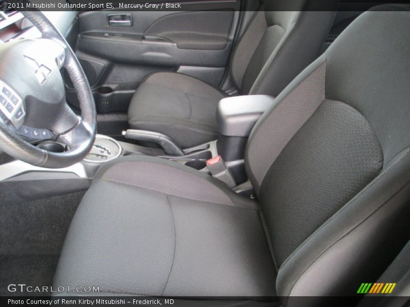 Mercury Gray / Black 2011 Mitsubishi Outlander Sport ES