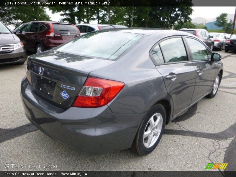 Polished Metal Metallic / Gray 2012 Honda Civic NGV Sedan