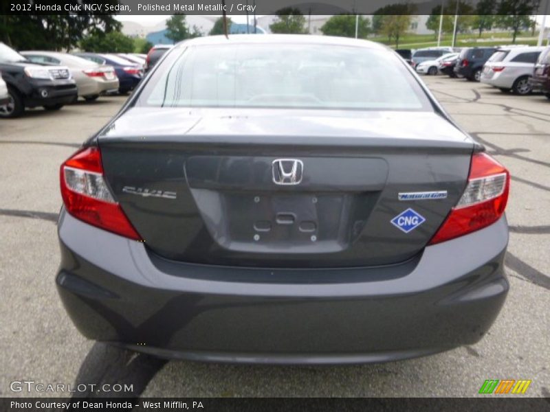 Polished Metal Metallic / Gray 2012 Honda Civic NGV Sedan
