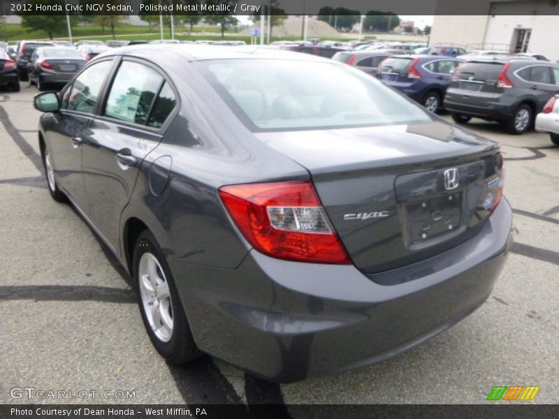 Polished Metal Metallic / Gray 2012 Honda Civic NGV Sedan