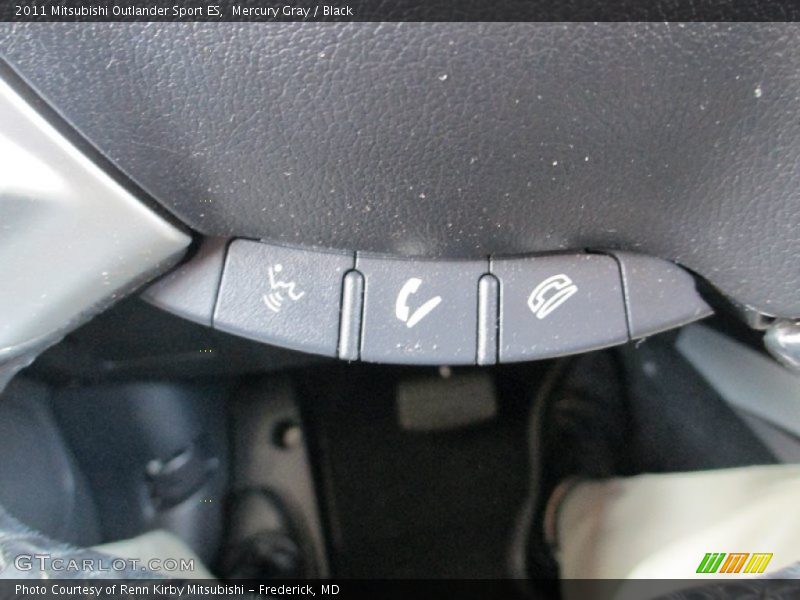 Mercury Gray / Black 2011 Mitsubishi Outlander Sport ES