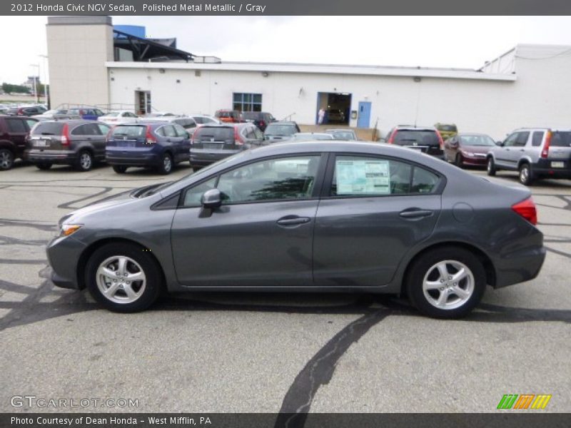 Polished Metal Metallic / Gray 2012 Honda Civic NGV Sedan