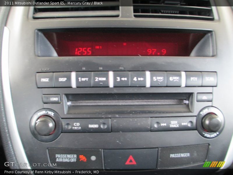Mercury Gray / Black 2011 Mitsubishi Outlander Sport ES