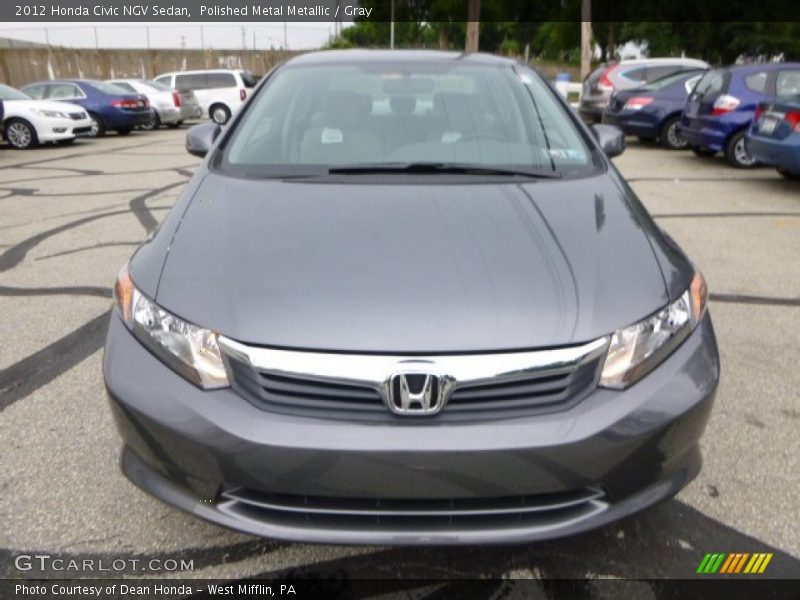 Polished Metal Metallic / Gray 2012 Honda Civic NGV Sedan