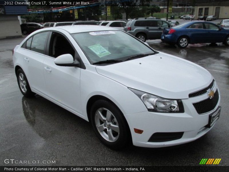 Summit White / Jet Black 2012 Chevrolet Cruze LT