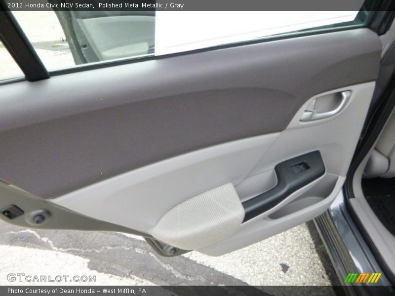 Polished Metal Metallic / Gray 2012 Honda Civic NGV Sedan