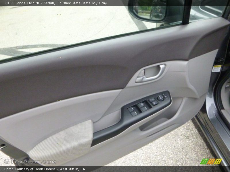 Polished Metal Metallic / Gray 2012 Honda Civic NGV Sedan