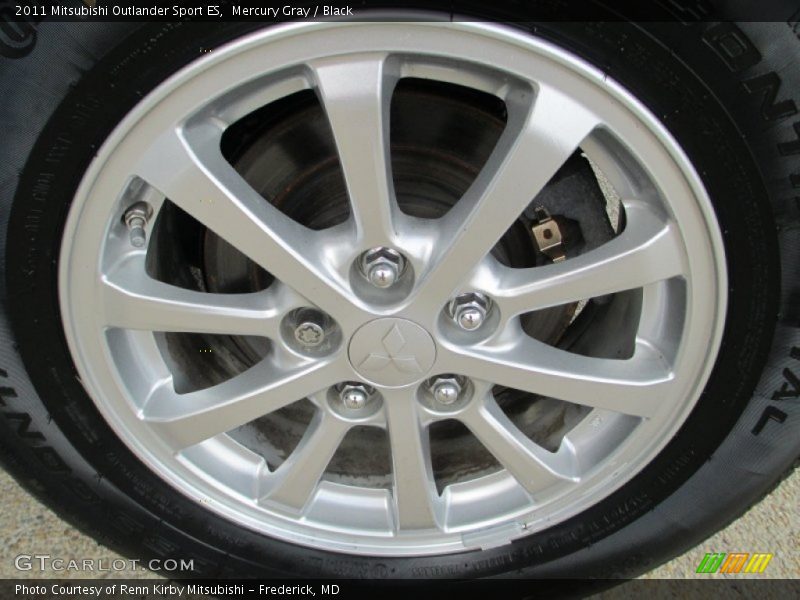 Mercury Gray / Black 2011 Mitsubishi Outlander Sport ES