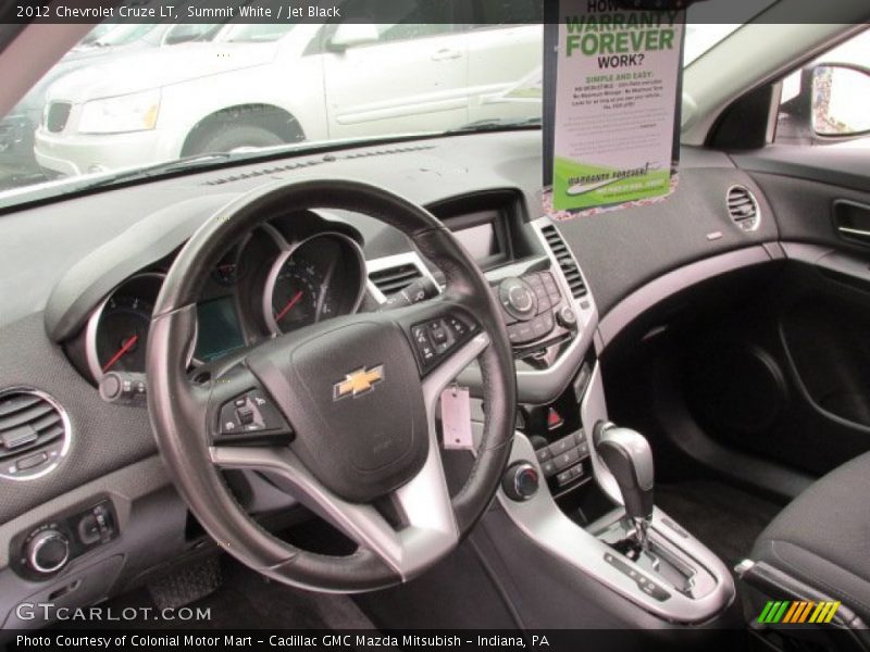 Summit White / Jet Black 2012 Chevrolet Cruze LT