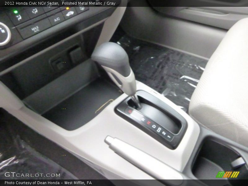 Polished Metal Metallic / Gray 2012 Honda Civic NGV Sedan