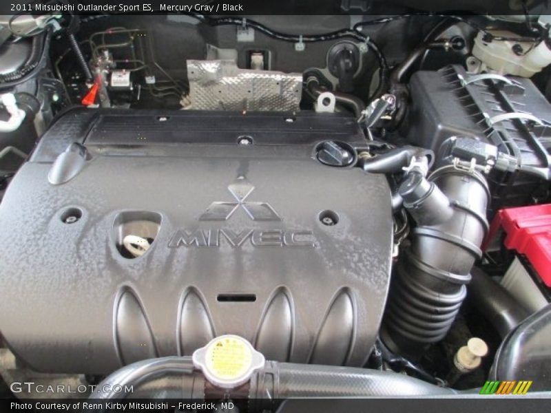 Mercury Gray / Black 2011 Mitsubishi Outlander Sport ES