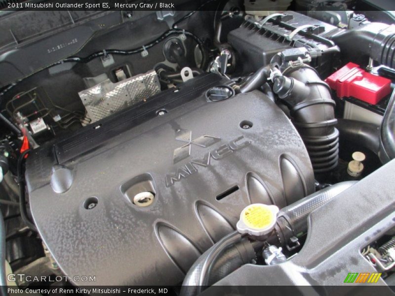 Mercury Gray / Black 2011 Mitsubishi Outlander Sport ES